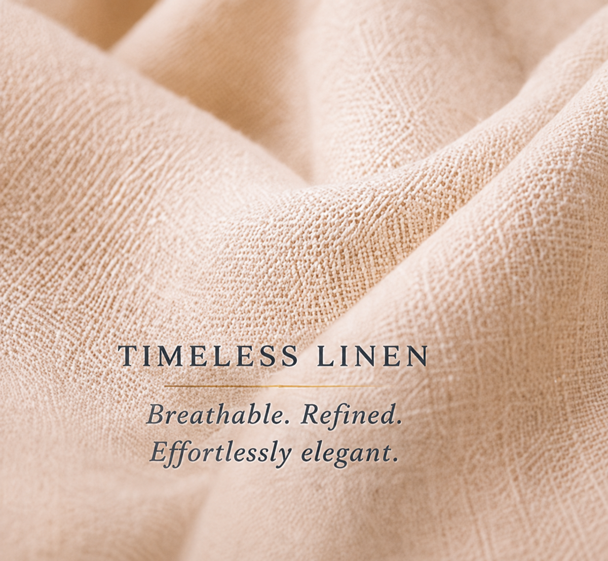 Timeless Linen texture and movement